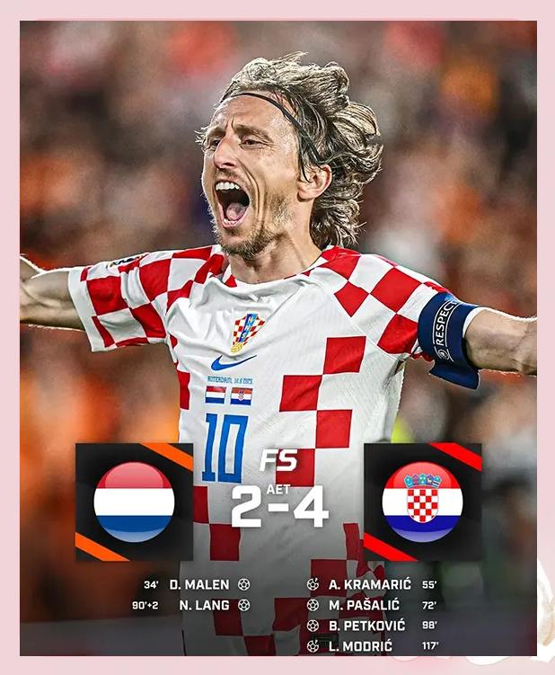 西班牙强势荷兰，莫德里奇打破历史纪录